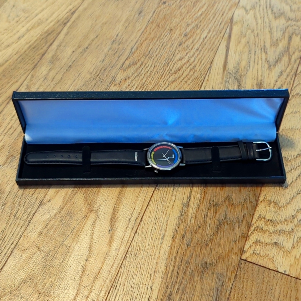 Vintage Black Absolut Vodka Collectors Watch